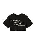 Created By God Crop Tee