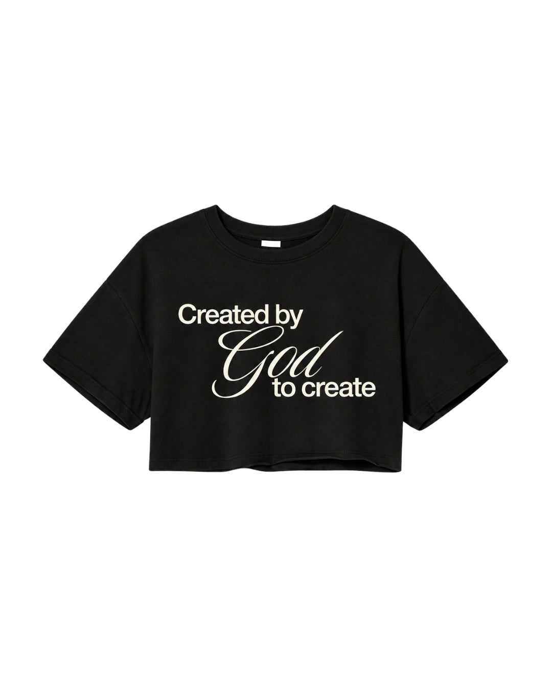 Created By God Crop Tee