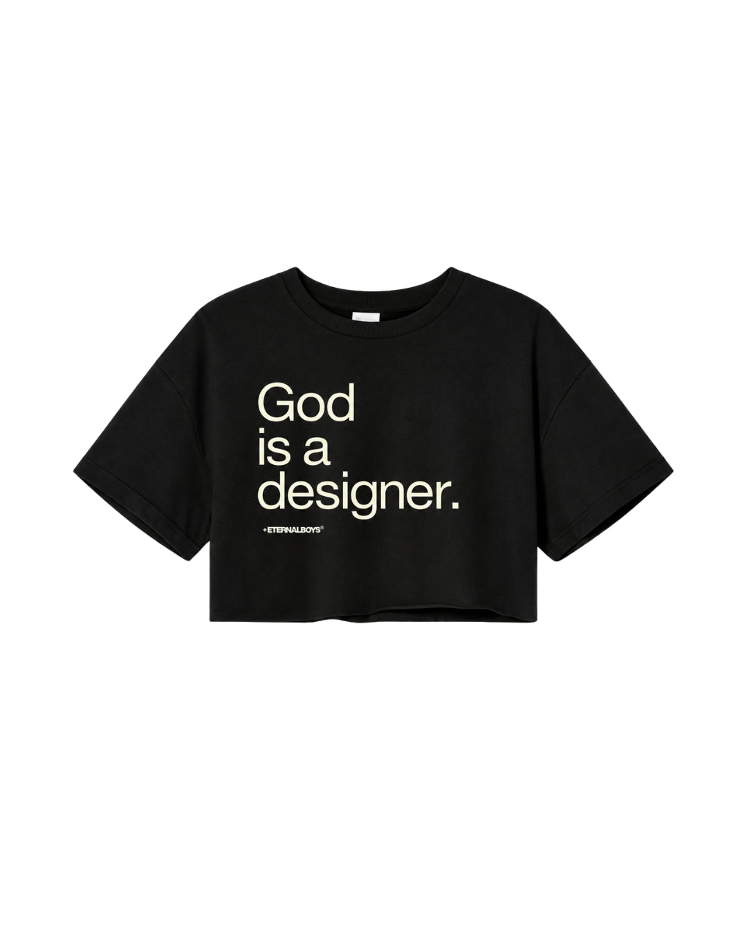 God Is a Designer Crop Tee