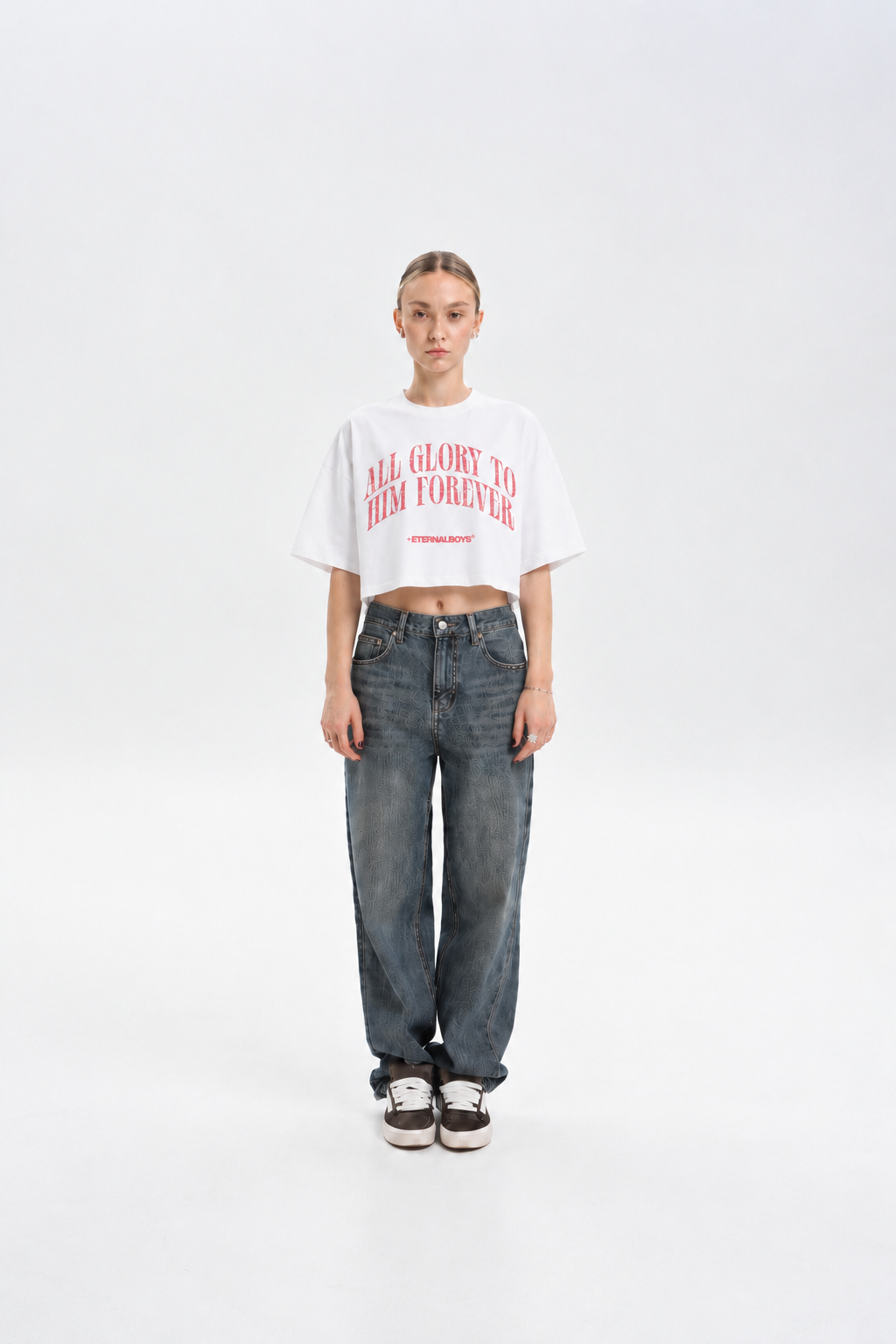 All Glory Crop Tee