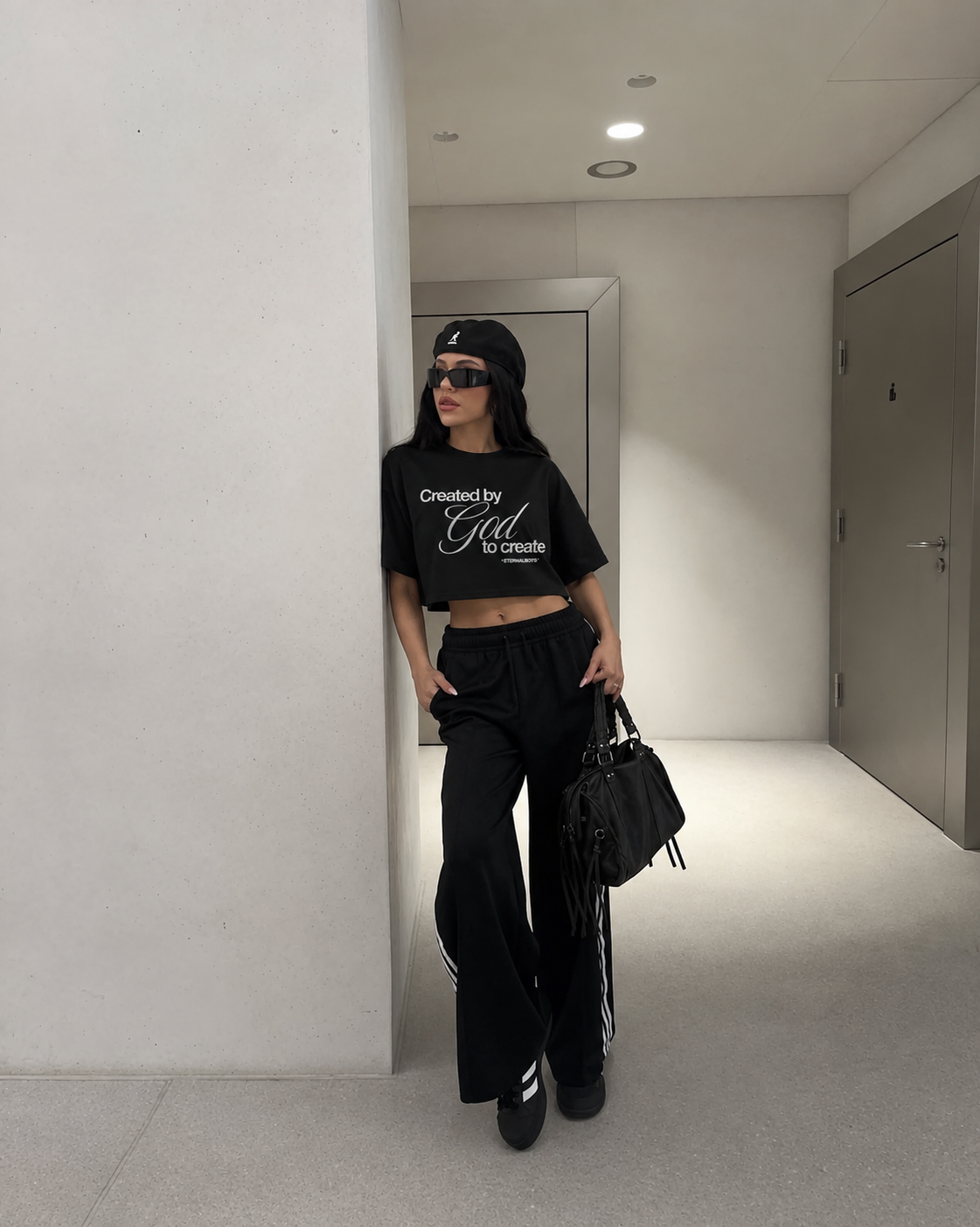 Created By God Crop Tee